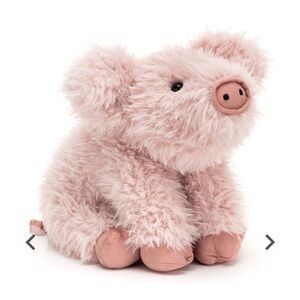 Jellycat Pink Curvie Pig Plush Stuffed Animal 🐷